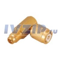 Адаптер угловой папа 5/16”x мама 1/4” накидная гайка ( R410Ax R22 ) VALUE V 03