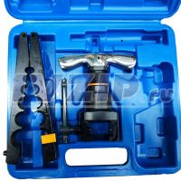 Набор развальцовочный VFT-808U-I (1/4", 5/16", 3/8", 1/2", 5/8", 3/4") с ограничителем подачи трубы, в кейсе