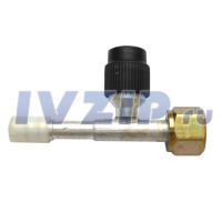 Фитинг алюминиевый G6/180 O-R R-134 (с сервисным портом HP)