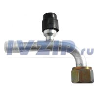 Фитинг алюминиевый G8/90 OR R134 SUC6260 (с сервисным портом HP)