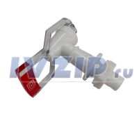 Кран для кулера (под кружку,внешняя резьба, красный) KL005